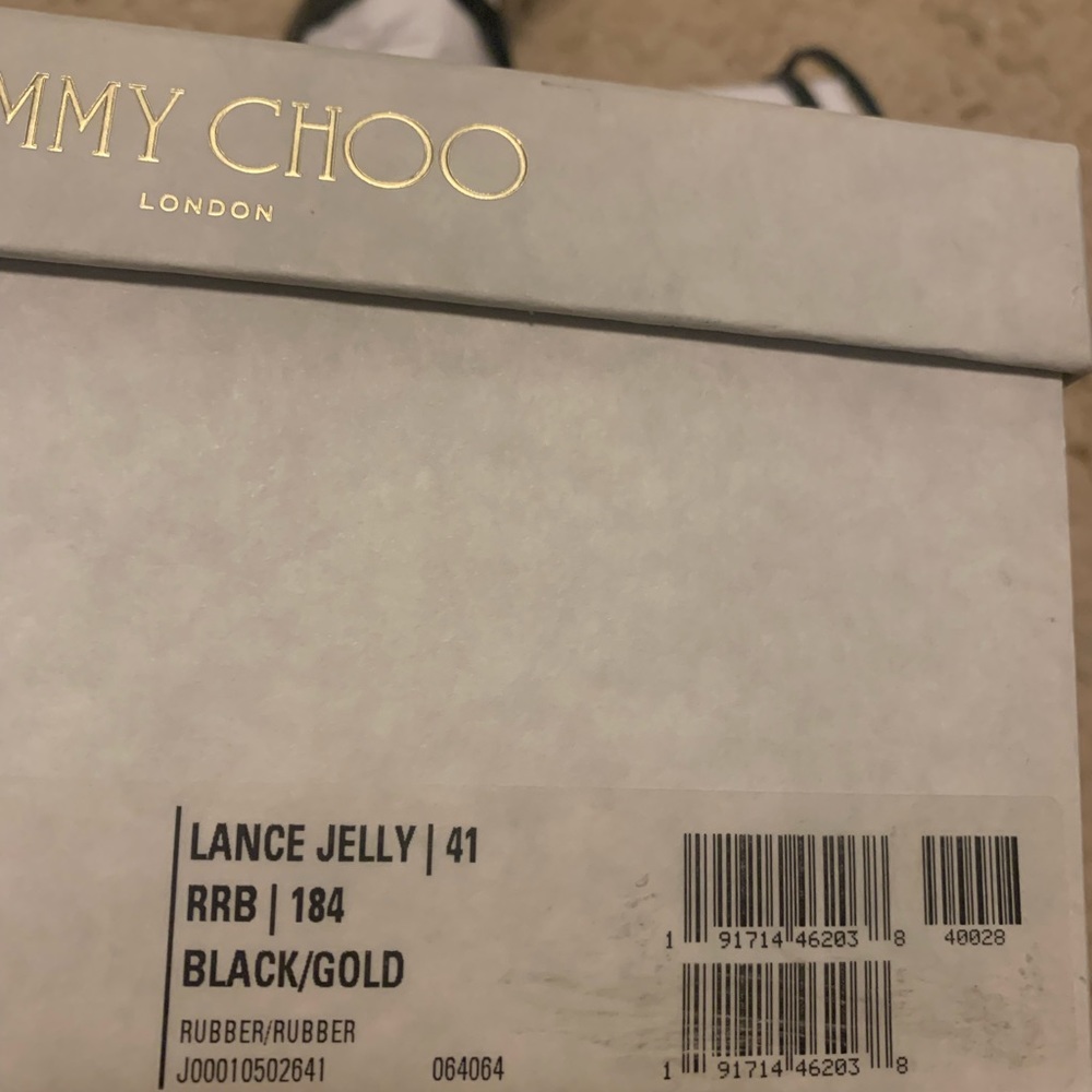 JIMMY CHOO Lance Flat Jelly Sandal - Picture 8 of 8